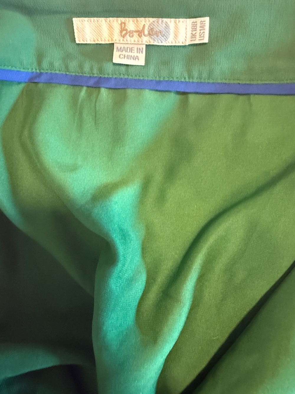 Boden Green & White Polka Dot Skirt | 14 - Picture 3 of 3